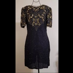 Mark & John By Sam Vintage Sequin Beaded Dress